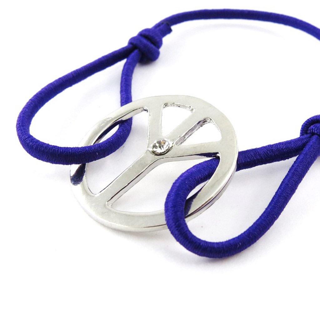 Les Trésors De Lily [J1111] - Fancy Purple 'Peace' Bracelet