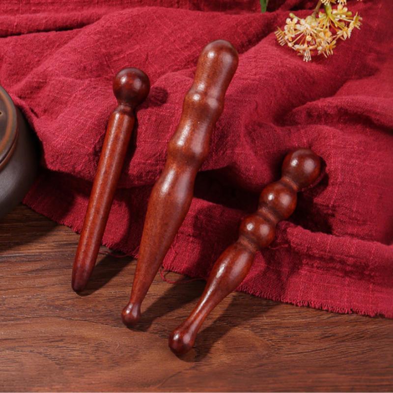 Massage Stick Reflexology Tool for Foot and Body Wooden Acupressure Therapy Deep Tissue Relaxation Home Spa Device