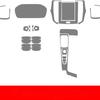 For Volvo S60 - Accessories Interior Thin Film Transparent TPU Protective Film Anti-Scratch Sticker