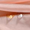 Mini Heart Ring Stainless Steel Gold Finger Rings Women Korean Simple Jewelry Wedding Anniversary Gifts In
