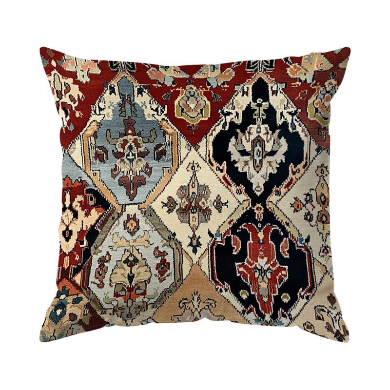 

Home Decor Exquisite Ethnic Pattern Digital Print Pillow Covers Pattern Cushion Cover Suitable for Sofa Bedroom Car Pillow 16x16Inch