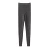 Women's Autumn & Winter Cashmere Knit Base Layer Pants - Soft, Comfortable, Warm, Solid Color, Striped Versatile Fashion.