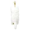 Sunlemon Knee Cat Sleeping Keychain Persian White 8 x 10 x 24 cm Bag Charm Keychain Cute Animal Cat P-1963