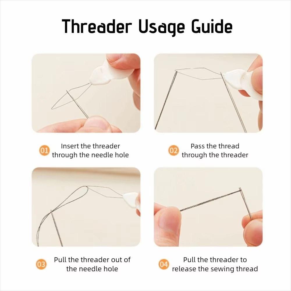 Hand Sewing Needles Needle Thread Box Portable Sewing Supplies Organizer Household Use