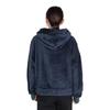 Adidas BYD3 Shaggy Boa Sweatshirt Aurora Ink Size Full-Zip Hoodie, Women's (JG8167), J/L