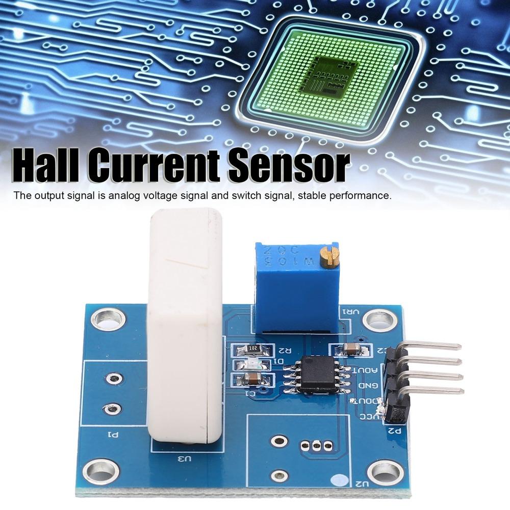 WCS1800 Hall Current Detection Sensor DC 5V 35A Overcurrent Protection Module Professional Blue Short Circuit Detector