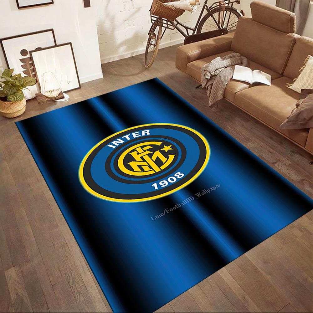 Inter Milan Area Rug Perfect For Study Room Living Rooms Game Room Foyer Antislip Rug Decorate Offices Luxury Gift For Birthday Christmas Wedding