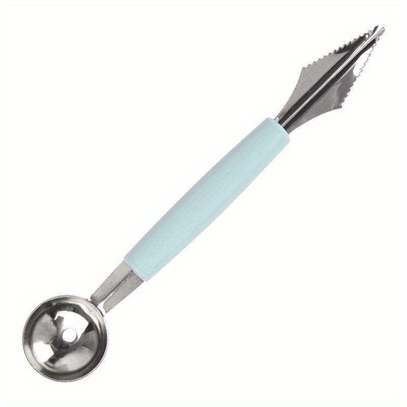 [Stainless Steel Fruit Baller] 4pcs, Stainless Steel Fruit Baller, Reusable Watermelon Scoop,Creative Melon Baller, Watermelon Scoop, Kitchen Utensils 4pcs синий