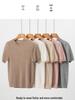 Women's Pure Cashmere Short Sleeve Round Neck Cable Knit Sweater