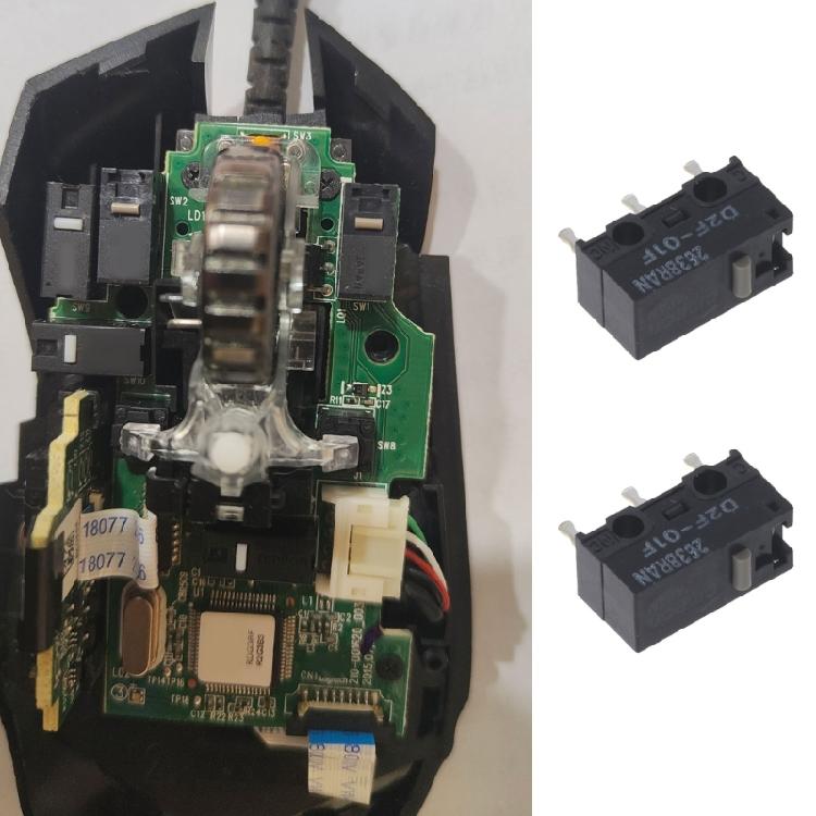 Mouse Microswitch D2F-01F 0.7N 20 Million Clicks Life Enhances Clicks Accuracy Switches For G502 GPW Upgrades