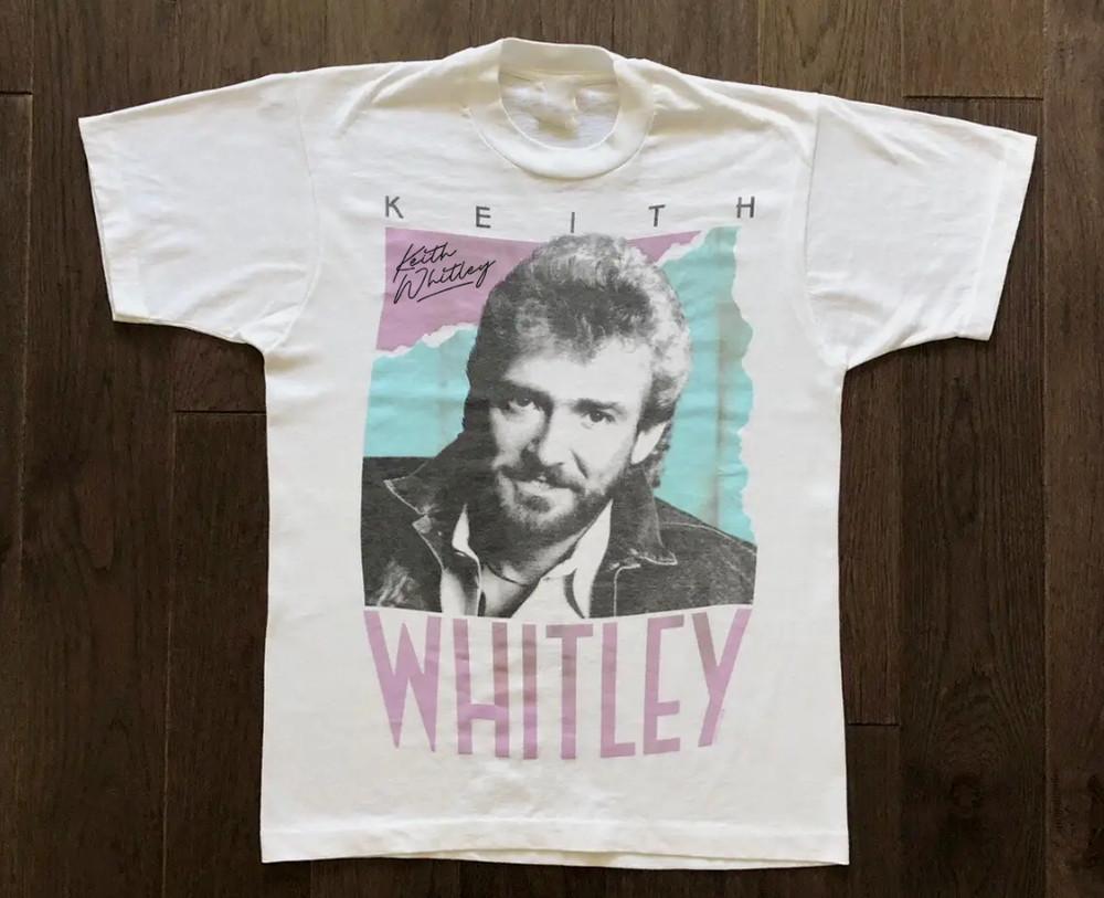 Vintage Keith Whitley Signed Shirt Unisex Concert S to 5XL Unisex T-Shirt XXL
