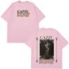 Singer Cazzu Latinaje Music Album Retro Print T Shirt Unisex Women Fashion Tshirt Shortsleeved Cotton Harajuku Casual Tshirts