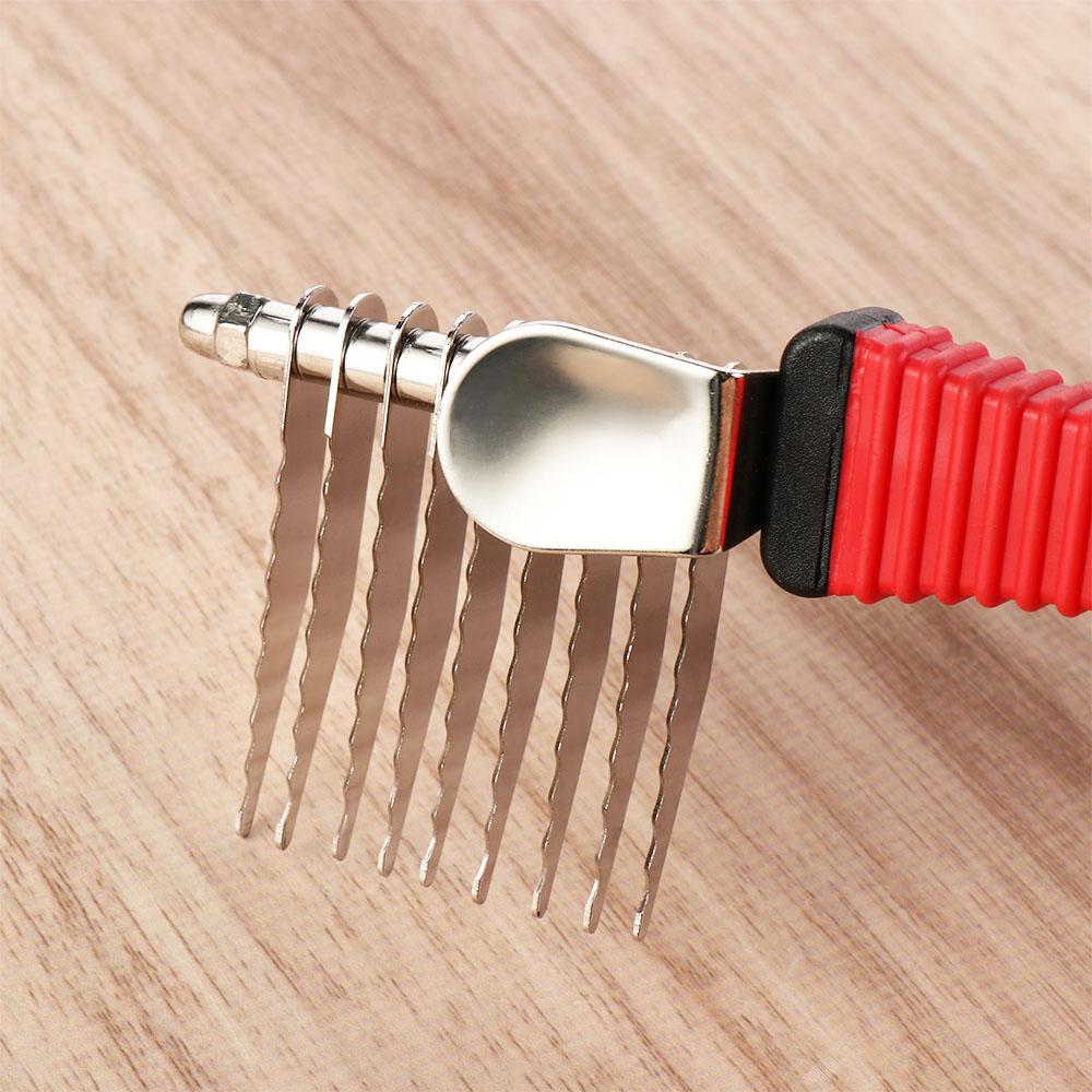 Non-slip Handle Pet Knot Comb Manual Dog Grooming Brush Practical Pet Dematting Fur Rake  Grooming