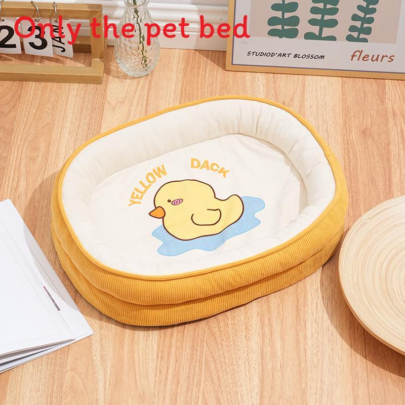 

Pet Dog Bed With Unicorn Dinosaur Duck Print Design For Indoor Use In Multiple Sizes 40x30cm