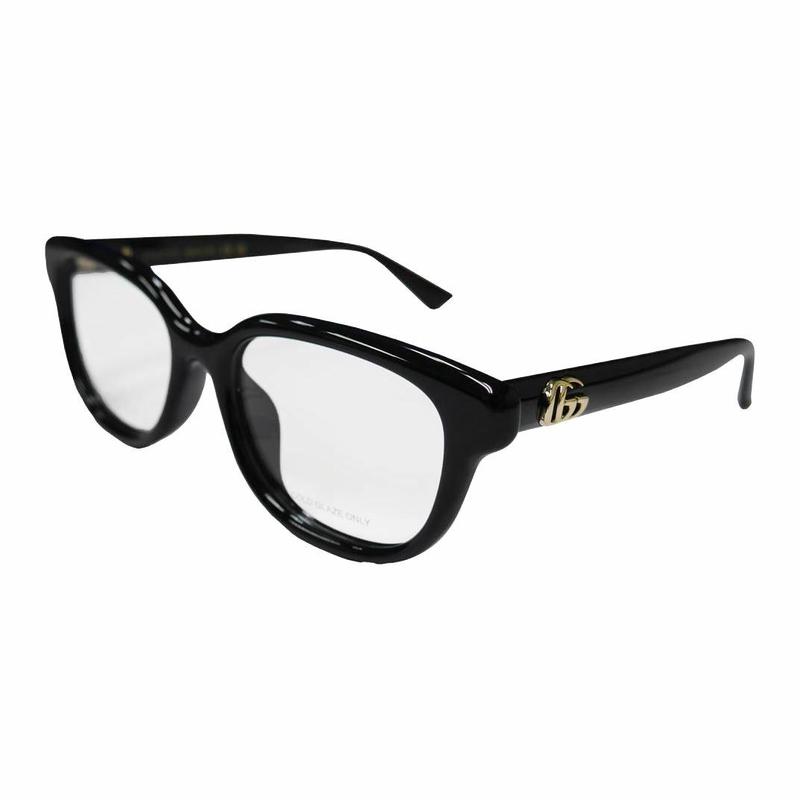 Gucci [Available prescriptions] Full-frame design, cat-eye optical frame, women’s style, black Black F dust bag + glasses case (random color)