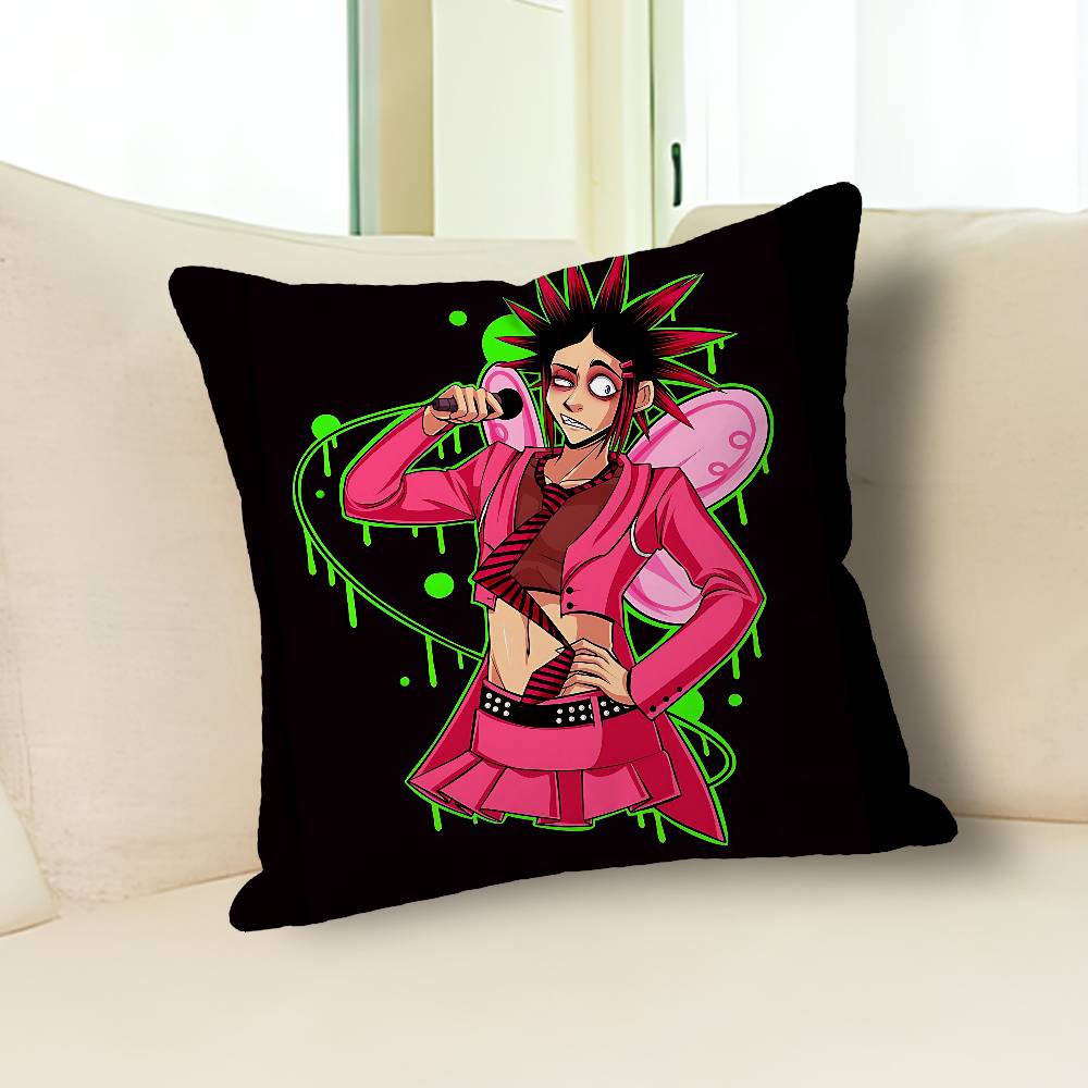 F-Frankenstein Girls A-Album Pillow Cases for Bedroom Living Room Sofa Home Decor Polyester Cushion Cover with Zipper