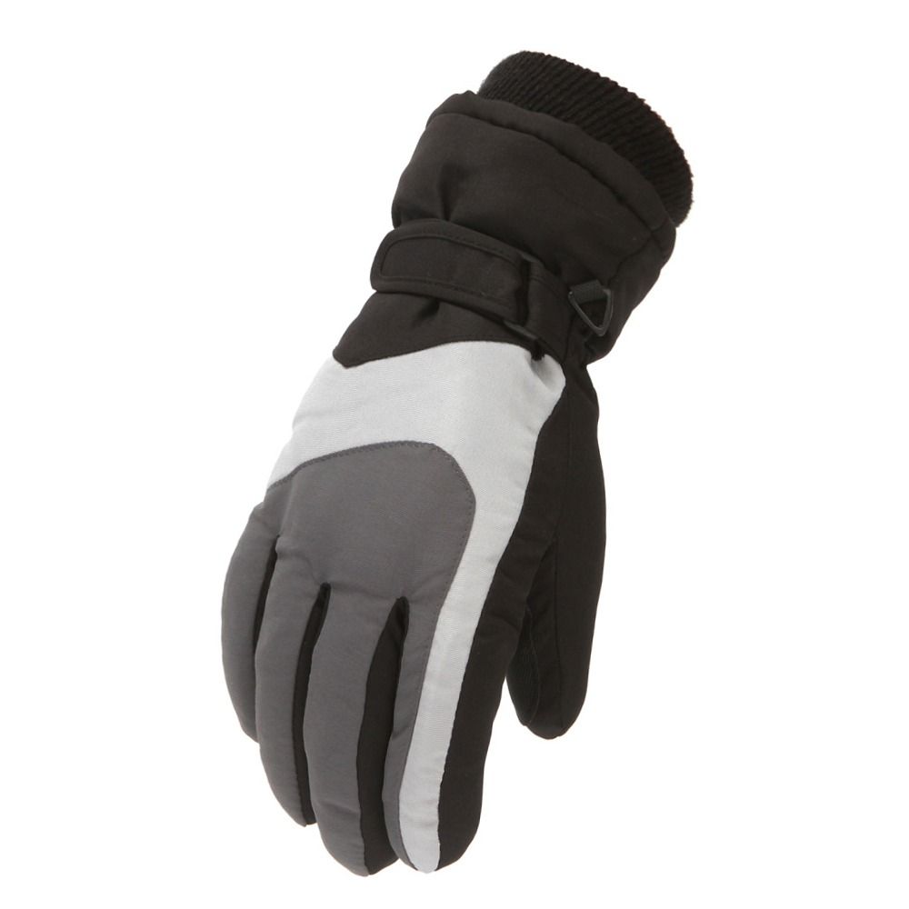 Non-slip Windproof Long-sleeved Mittens Children Ski Gloves Thick Warm Sports Riding Gloves