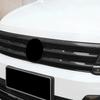 For Tiguan MK2 2016- Glossy Black Front Bumper Mesh Center Grille Grill Styling Mouldings Strips Cover Trim