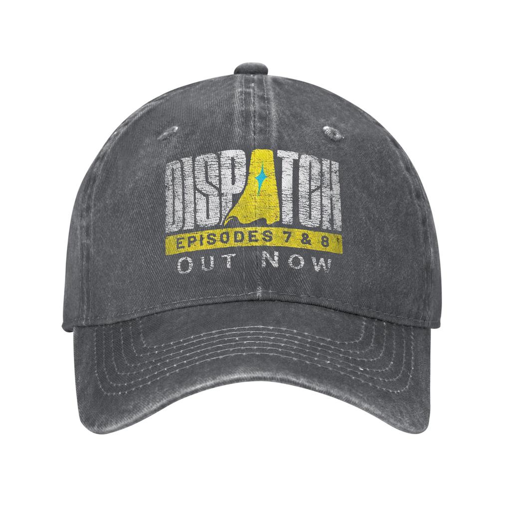 Men Women Dispatch Video Game Printed Hat Classic Distressed Cotton  Baseball Cap Adjustable