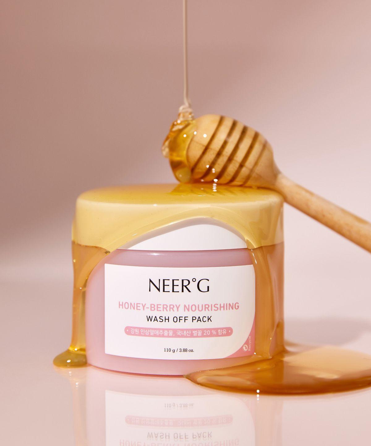 [Nutritional Moisturizing/Elasticity Care] Honey Berry Nourishing Hypoallergenic Wash-Off Pack 110g