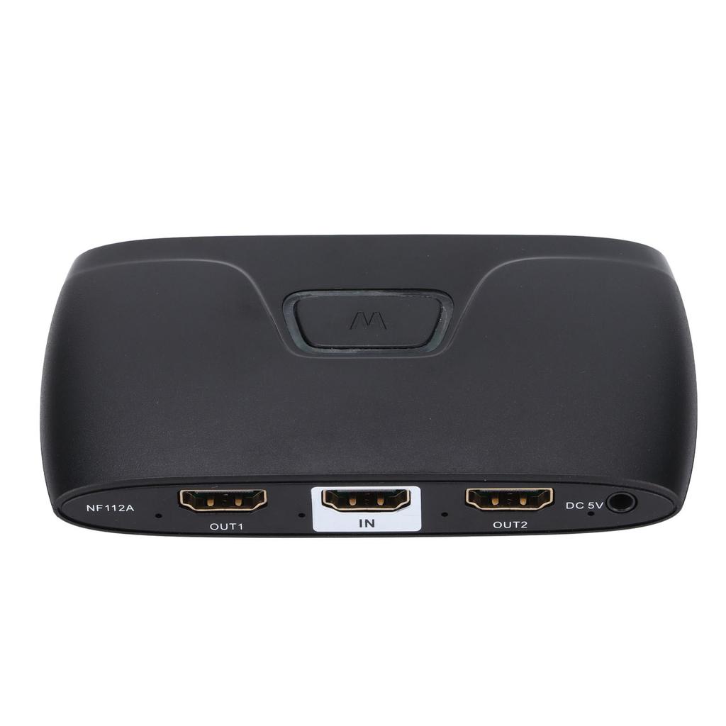 HD Multimedia Interface Splitter Adapter 4K 60Hz One In Two Out 1 Out 2  HD Multimedia