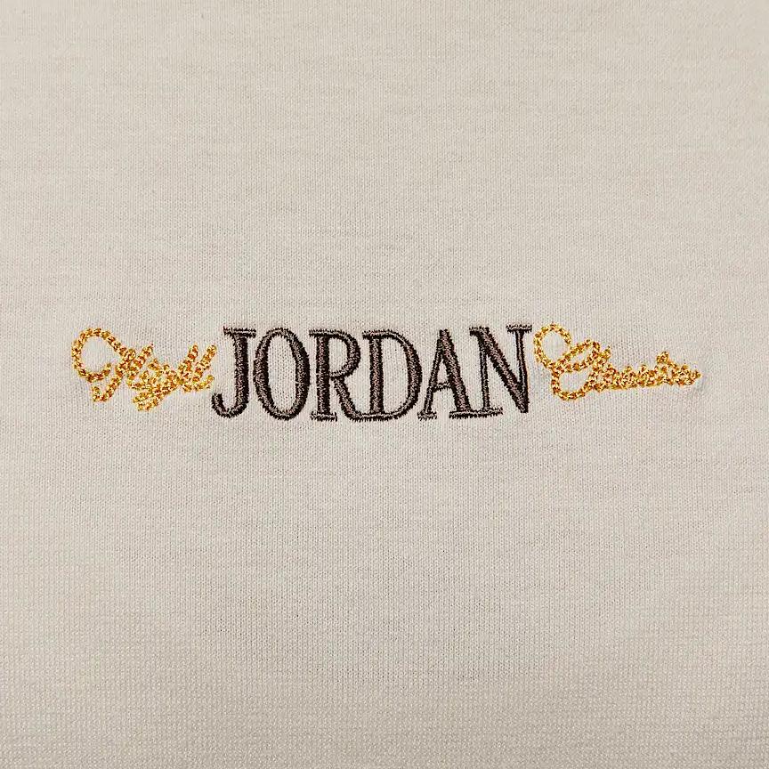 New Jordan SS25 Drop Shoulder Sleeve T Shirt Women's Sail White IF0380-133