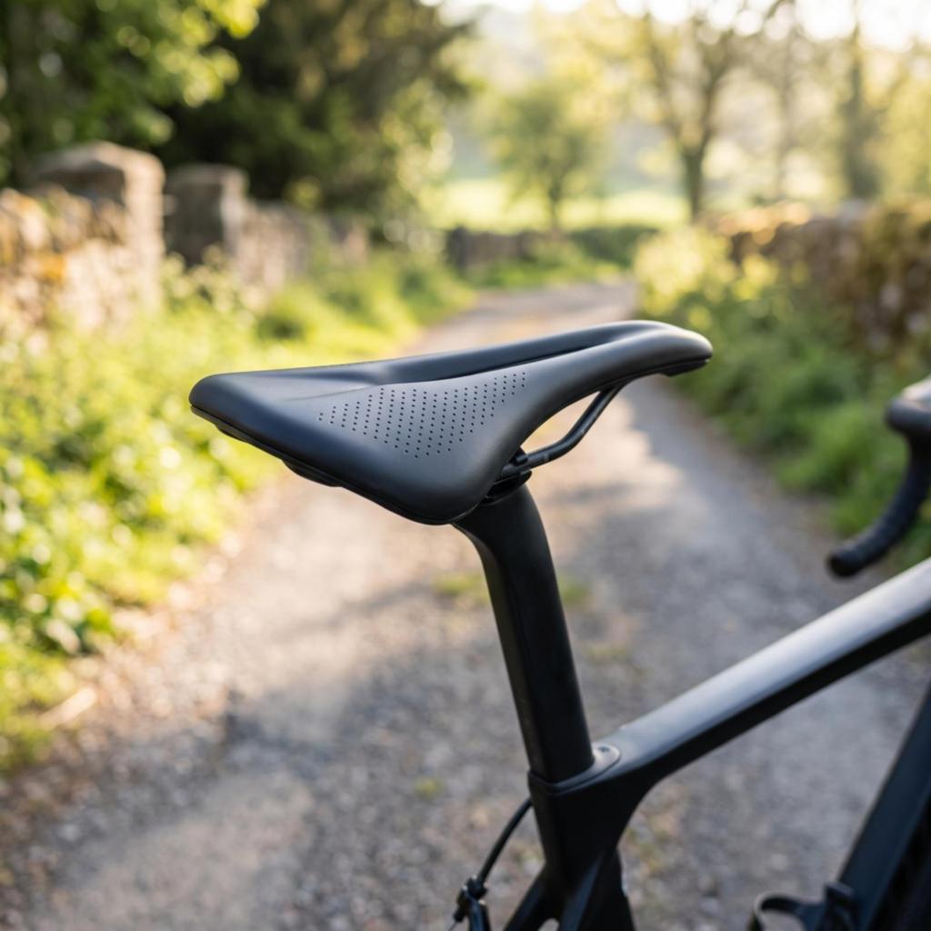 Bike Saddle with Cutout Breathable Lightweight for Commuting