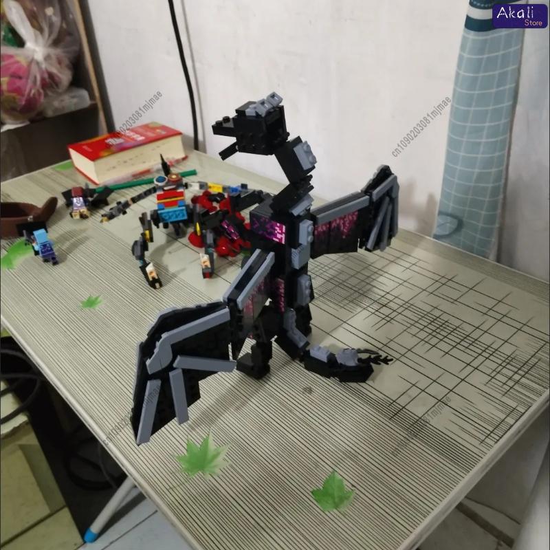 Ender Dragon Toy Building Blocks Kit Compatible Bricks Educational DIY Model for Children Gifts