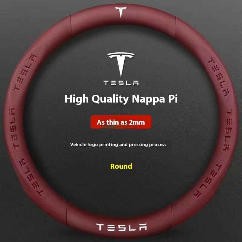 Car Steering Wheel Cover For Tesla Model 3 Model S Model Y Model X Roadster 2019-2025 Auto interior Steering Wheel Accessories