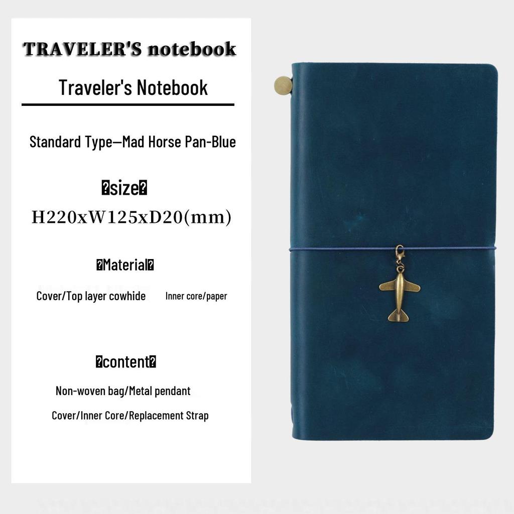 Diário de Viagem TN: Caderno Artesanal de Couro de Vaca Vintage