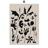 Abstract Picasso Flower Plant Stripe Girl Wall Art Prints Canvas Painting Nordic Poster Geometry Wall Pictures Living Room Decor