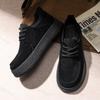 Fashion Suede Leather Men Oxford Shoes British Style Casual Shoes Classic Male Walking Shoes Tenis Masculino Skateboard Footwear