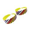 Les Trésors De Lily [K2472] - Multicolored Yellow 'Coloriage' Hoop Earrings Ø 40 Mm