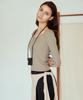 Debiweeo May Square Neck Long Sleeve Devi-T0139-Sand