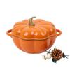 Pumpkin Shaped Cast Iron Enamel Pot