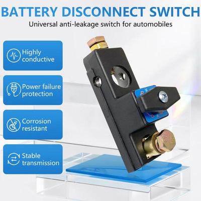 12/24V Battery Disconnect Switches Heavy Duty Battery Power Cut Off Isolator Switches Key Power Isolator For RV And Marine