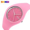 SKMEI 9068 Clock Quartz Wristwatches For Lady Fashion Casual Watch Female Gift Women Watches Man Silicone Strap 3Bar Waterproof