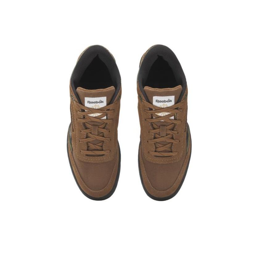 Reebok Club C Mid 2 Revenge Vintage Man Sneakers Marrone Collegiate-Brown Varsity-Green 100034038