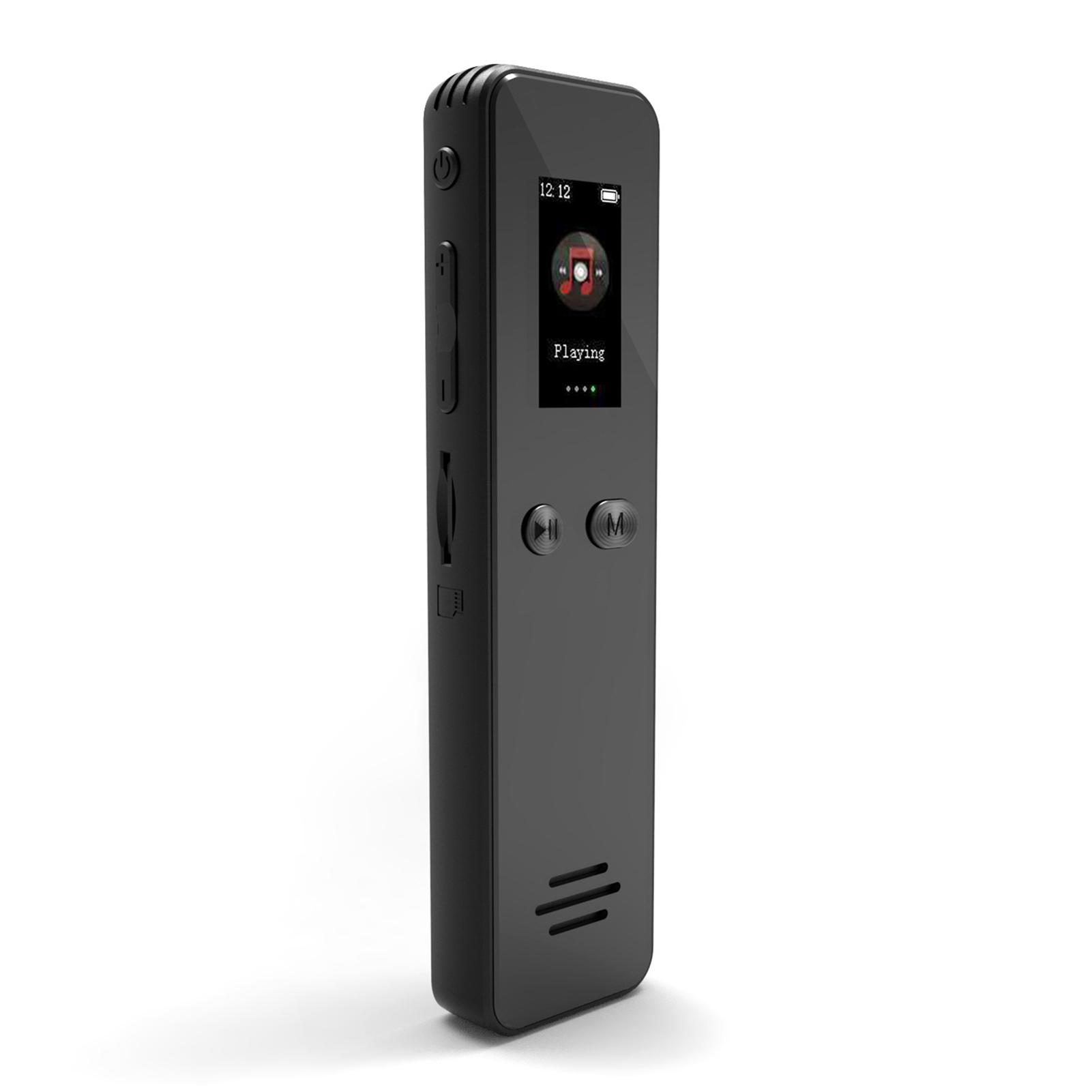 

Smart Voice Recorder with 64GB Memory 1536kbps Recording Screen Built in Speaker Password 18H Battery Life for Students Teachers Busine