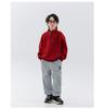 Boys' Plush Fleece Sweatpants - 2025 Autumn/Winter Collection: Thick, One-Piece, Loose Fit for Older Kids