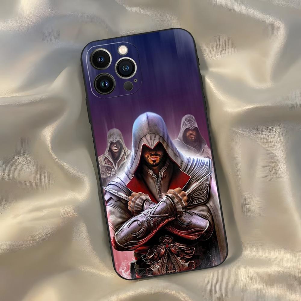 

Чехол для телефона Assassin s Creed Shadows для iPhone 16 15 14 13 12 11 Pro Max Xr X Xs Mini 8 Plus SE 2022 Черный Мягкий Силиконовый Чехол iPhone13