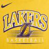 Nike NBA Collaboration Los Angeles Lakers Dri-Fit T-Shirt SS25 Casual Crew Neck Short Sleeve Kids Tops Yellow 3Z2B7BAYX-LAK
