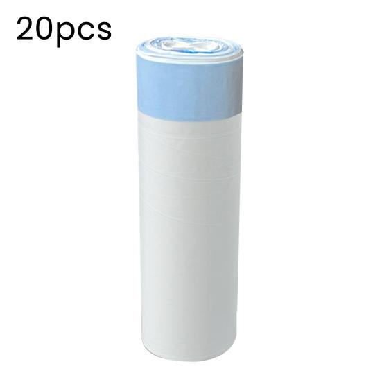 20Pcs Self Cleaning Cat Litter Box Liners Extra Thick Drawstring Trash Bags Leak-Proof Design Garbage Bags