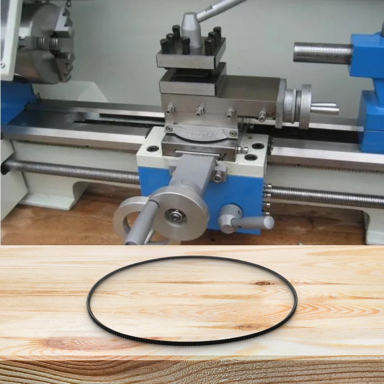 

Lathe Motor Belt V-Belt Lathe Drive Wide Angle Belt Easy Installation