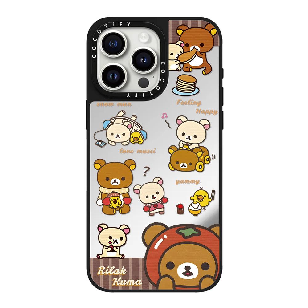 

Rilakkuma Puppy for Apple 16proMax Phone Case for IPhone15 Anti-fall 16pro Protection 13/14 For Apple 11