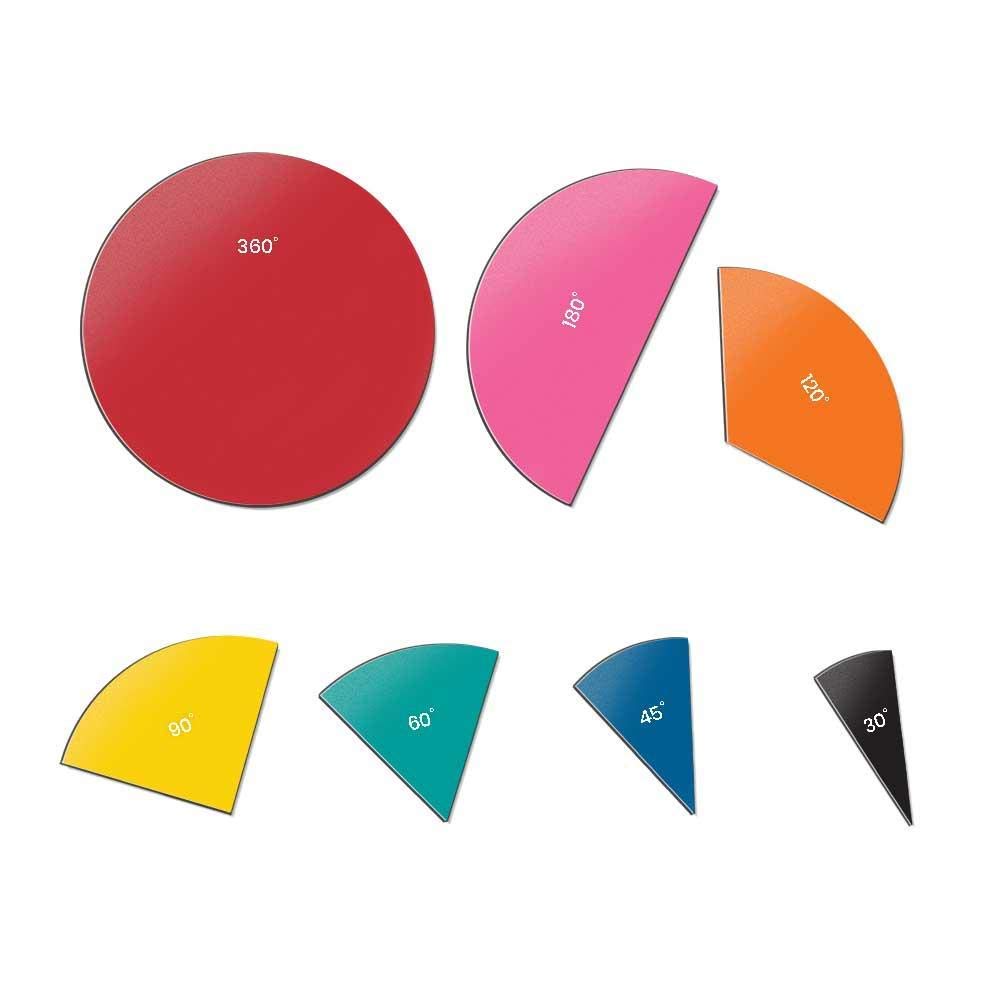 

Learning Resources Math Learning Materials, Circle Tiles for Angles, 36-Piece Set, H2M91052, Authentic Product 91052