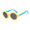 Childrens Sunglasses Foldable Round Frame Summer Outdoor Sun Protection Uv