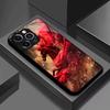 Year of the Horse limited tempered glass mobile phone case suitable for iPhone 17/16/15/14/13/12 Pro Max,all-inclusive anti-fall