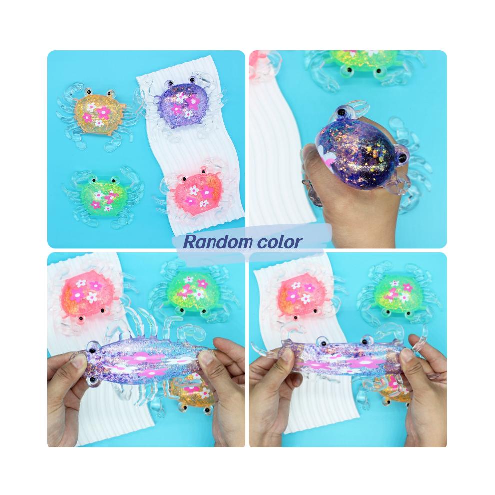 Flower Crab Large Decompression Toy Animal Squeeze Slow Rebound Soft Kid Squishy