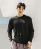 Tyubeuteuli Finger Hole Loose Fit Long Sleeve Rash Guard A704 Black